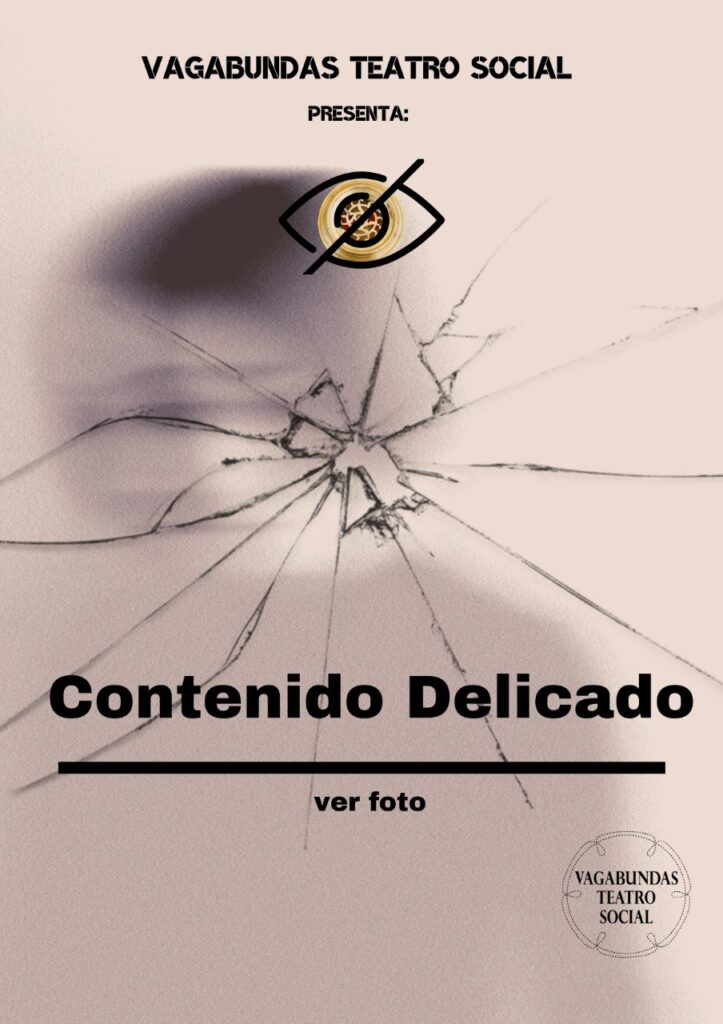 Cartel Contenido Delicado Cartel de un montaje teatral de la compañia Vagabundas dirigido e interpretado por Virginia del Pozo, llamado Contenido Delicado.