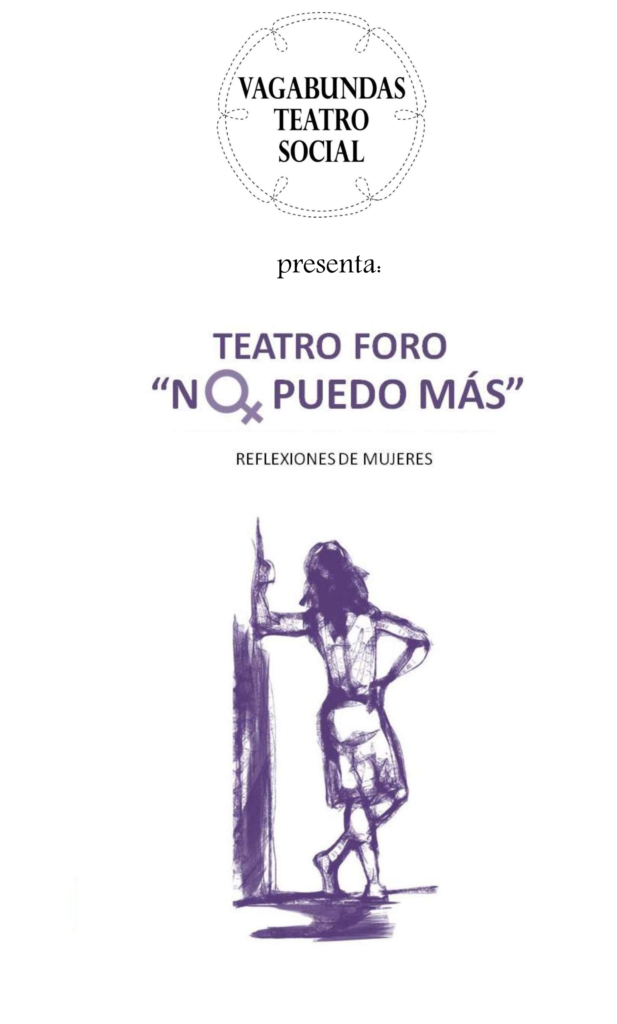 cartel NoPuedoMás Cartel de un montaje teatral de la compañia Vagabundas dirigido e interpretado por Virginia del Pozo, llamado No puedo Más.